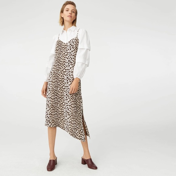 Club Monaco Paz Leopard Print Dress - Picture 2 of 8